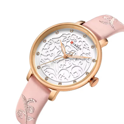 Picture of Curren 9046 Creative Rhinestone Luxury Women Watch- Pink