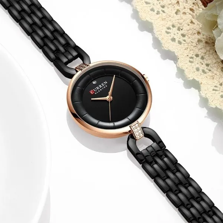 Picture of Curren 9052 Quartz Stainless Steel Watch for Women - Black
