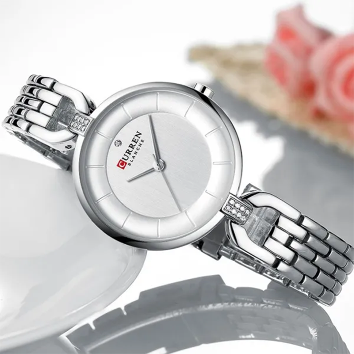 Picture of Curren 9052 Quartz Stainless Steel Watch for Women - Silver