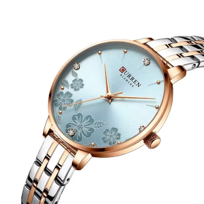 Picture of Curren 9068 Luxury Steel Strap Ladies Watch - Blue