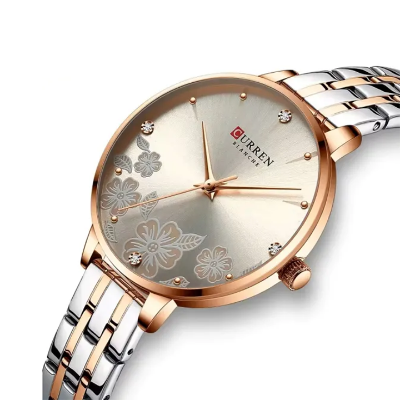 Picture of Curren 9068 Luxury Steel Strap Ladies Watch - Blue