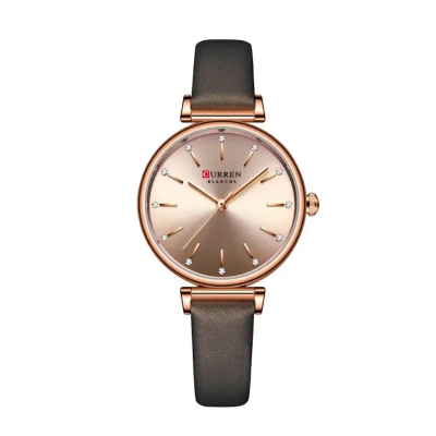 Picture of Curren 9081 Belt Wristwatches for Women - Grey & Rose Gold