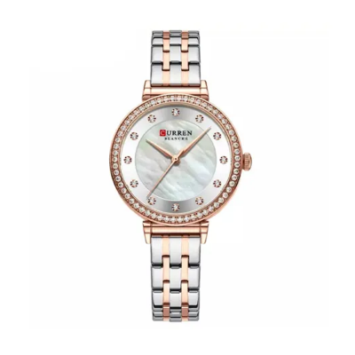 Picture of Curren 9087 Watches for Women - Silver & Rose Gold