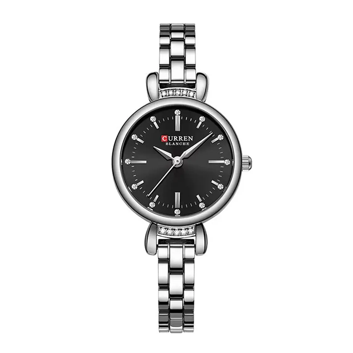 Picture of Curren 9098 Stone Chain Watch for Women - Black