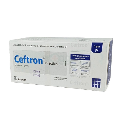 Picture of Ceftron 1gm IV Inj.