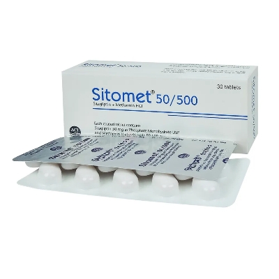 Picture of Sitomet 50/500mg Tablet