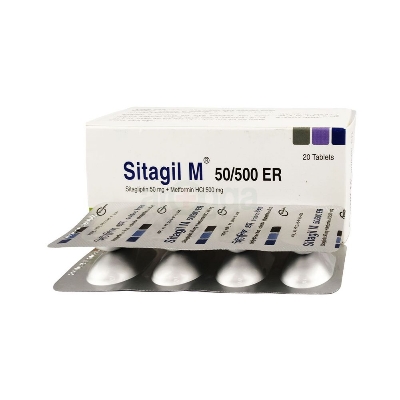 Picture of Sitagil M 50/500mg Tablet
