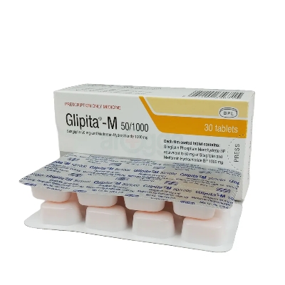Picture of Glipita-M 50/1000mg Tablet