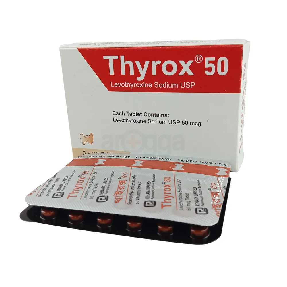 Picture of Thyrox 50mcg Tablet