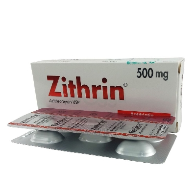 Picture of Zithrin 500mg Tablet