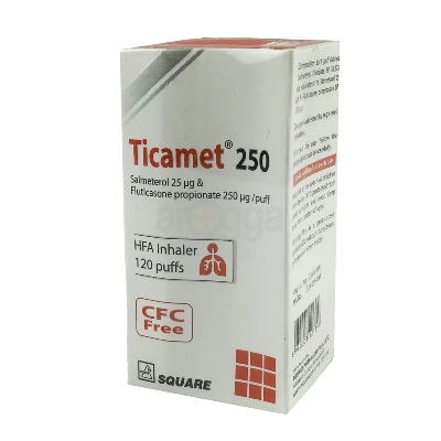 Picture of Ticamet HFA 250mcg Inhaler