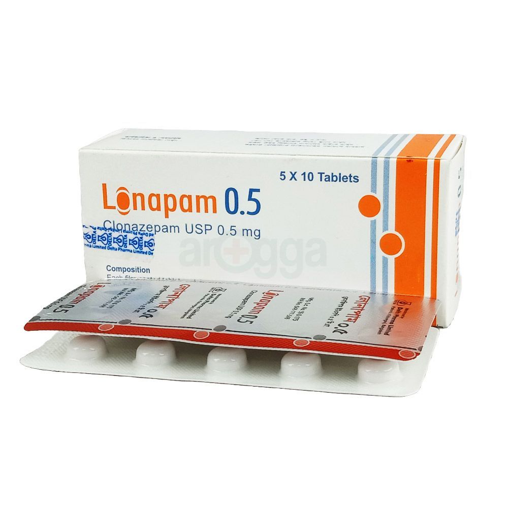 Picture of Lonapam 0.5mg Tablet
