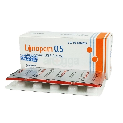 Picture of Lonapam 0.5mg Tablet