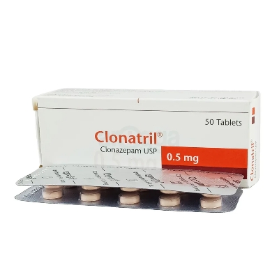 Picture of Clonatril 0.5mg Tablet