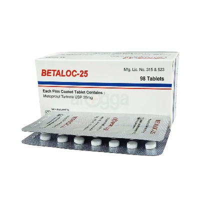 Picture of Betaloc 25mg Tablet