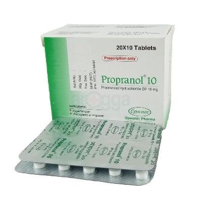 Picture of Propranol 10mg Tablet