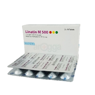 Picture of Linatin M 500mg Tablet