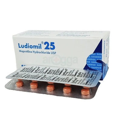 Picture of Ludiomil 25mg Tablet