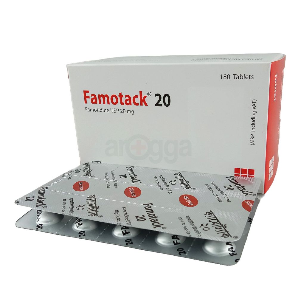 Picture of Famotack 20 mg Tablet