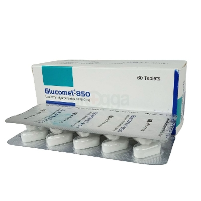 Picture of Glucomet 850mg Tablet