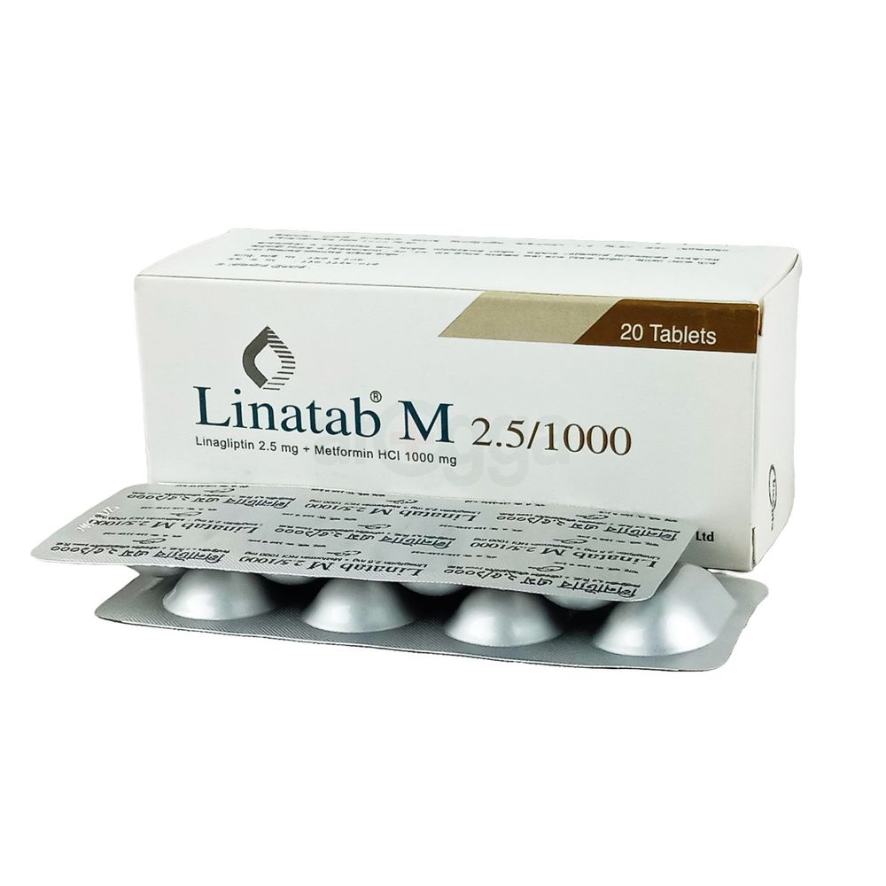 Picture of LinaTablet M 2.5/1000mg Tablet