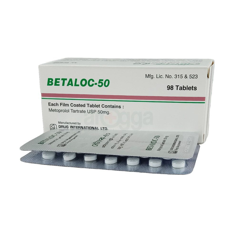 Picture of Betaloc 50mg Tablet