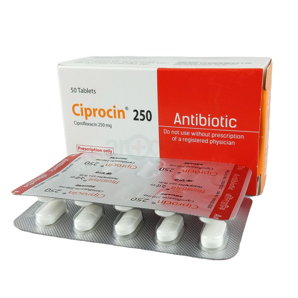 Picture of Ciprocin 250 Tablet