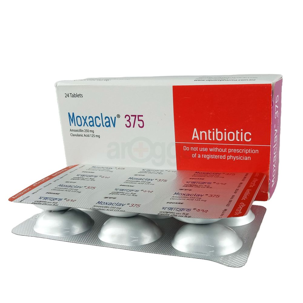 Picture of Moxaclav 375mg Tablet