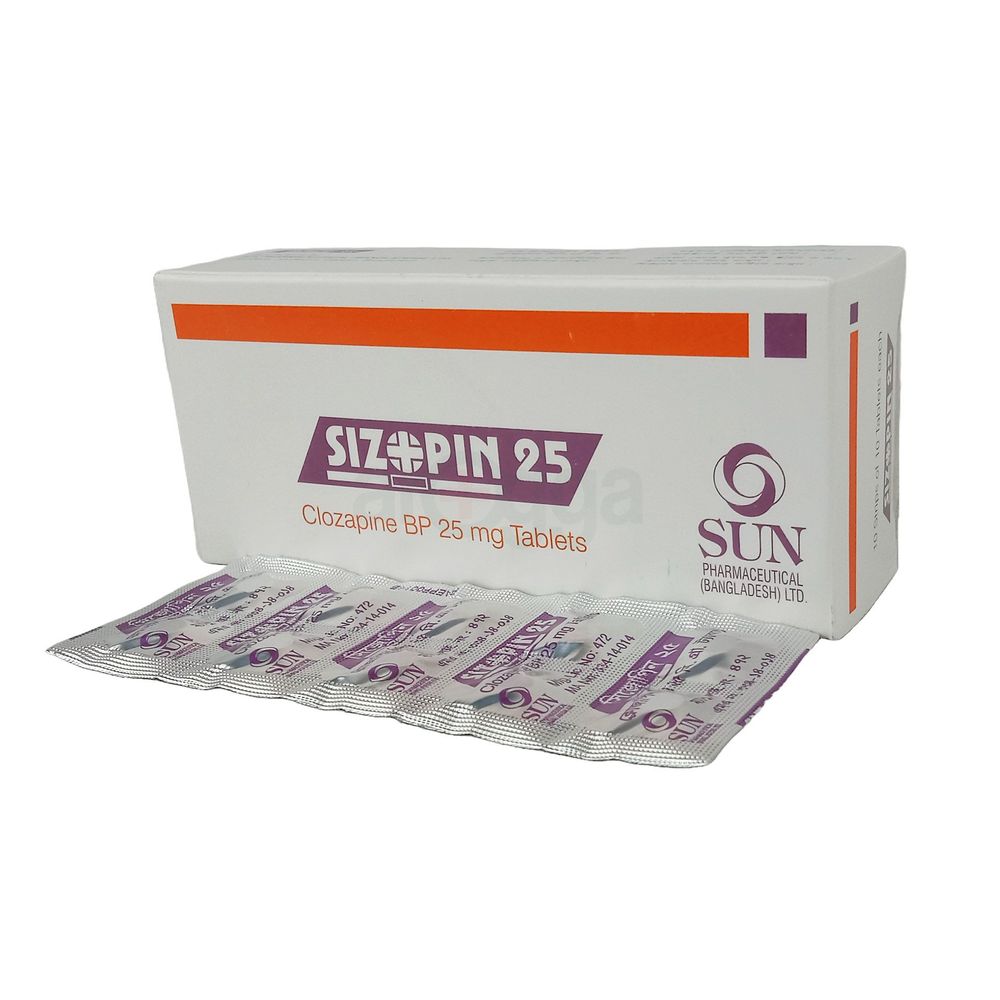 Picture of Sizopin 25mg Tablet