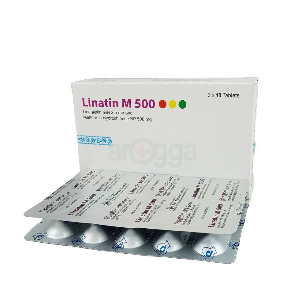 Picture of Linatin M 500mg Tablet