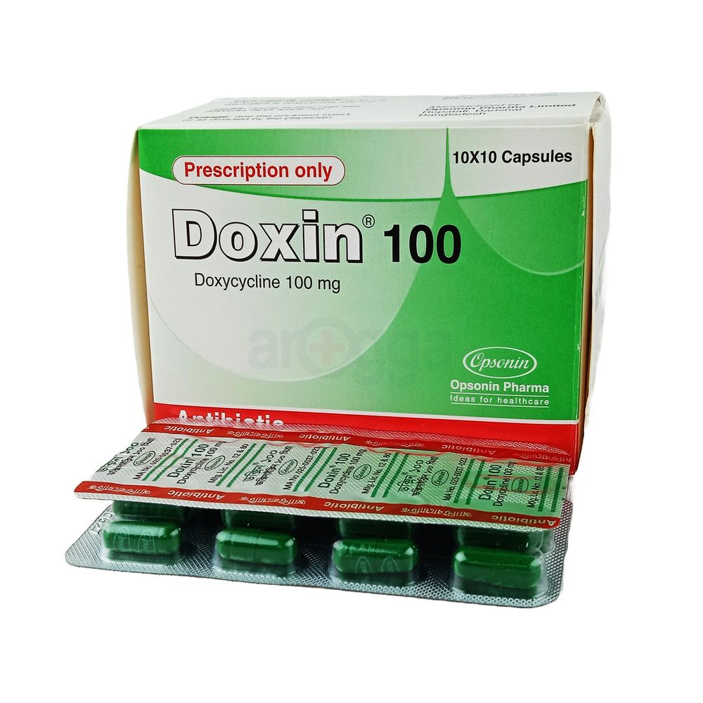 Picture of Doxin 100mg Capsule