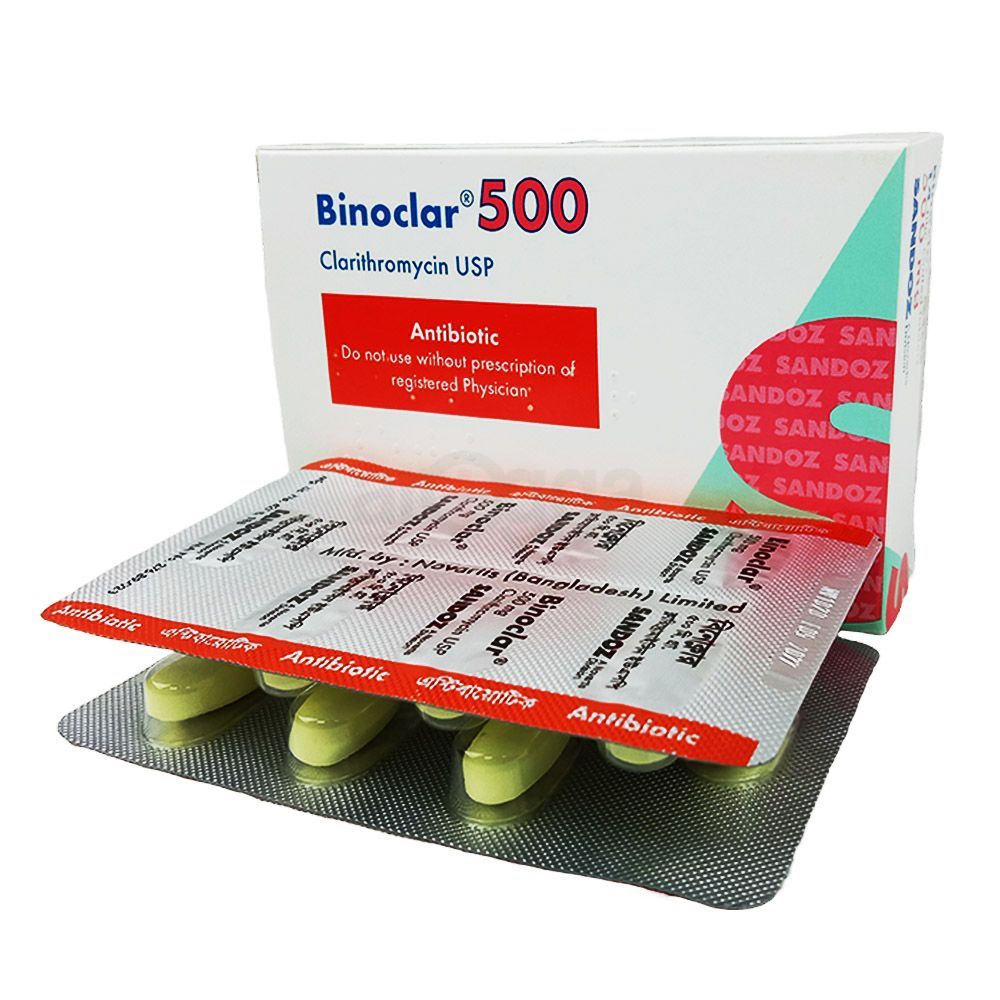 Picture of Binoclar 500mg Tablet