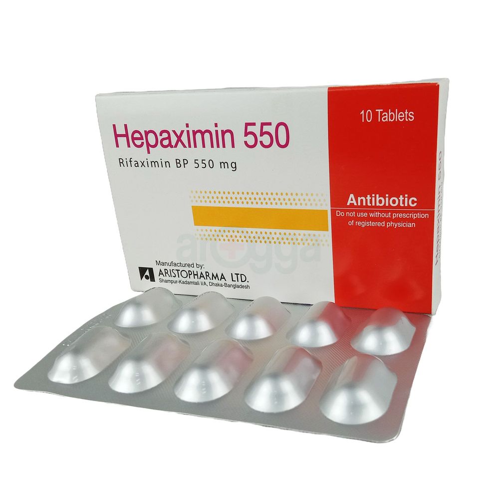 Picture of Hepaximin 550mg Tablet