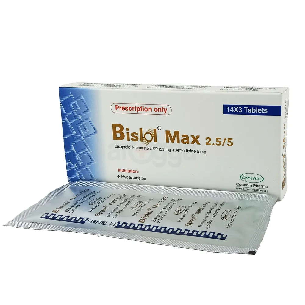Picture of Bislol Max 2.5/5mg Tablet