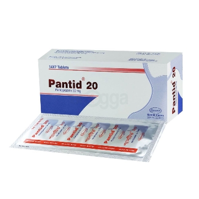 Picture of Pantid 20mg Tablet