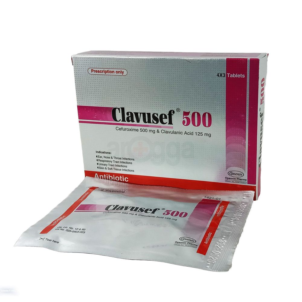 Picture of Clavusef 500mg Tablet