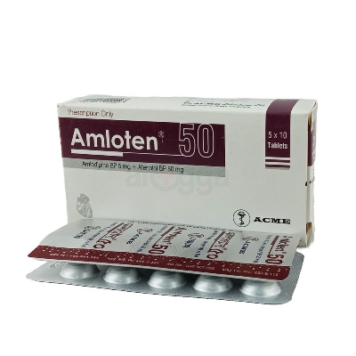 Picture of Amloten 5/50mg Tablet