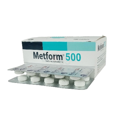 Picture of Metform 500mg Tablet