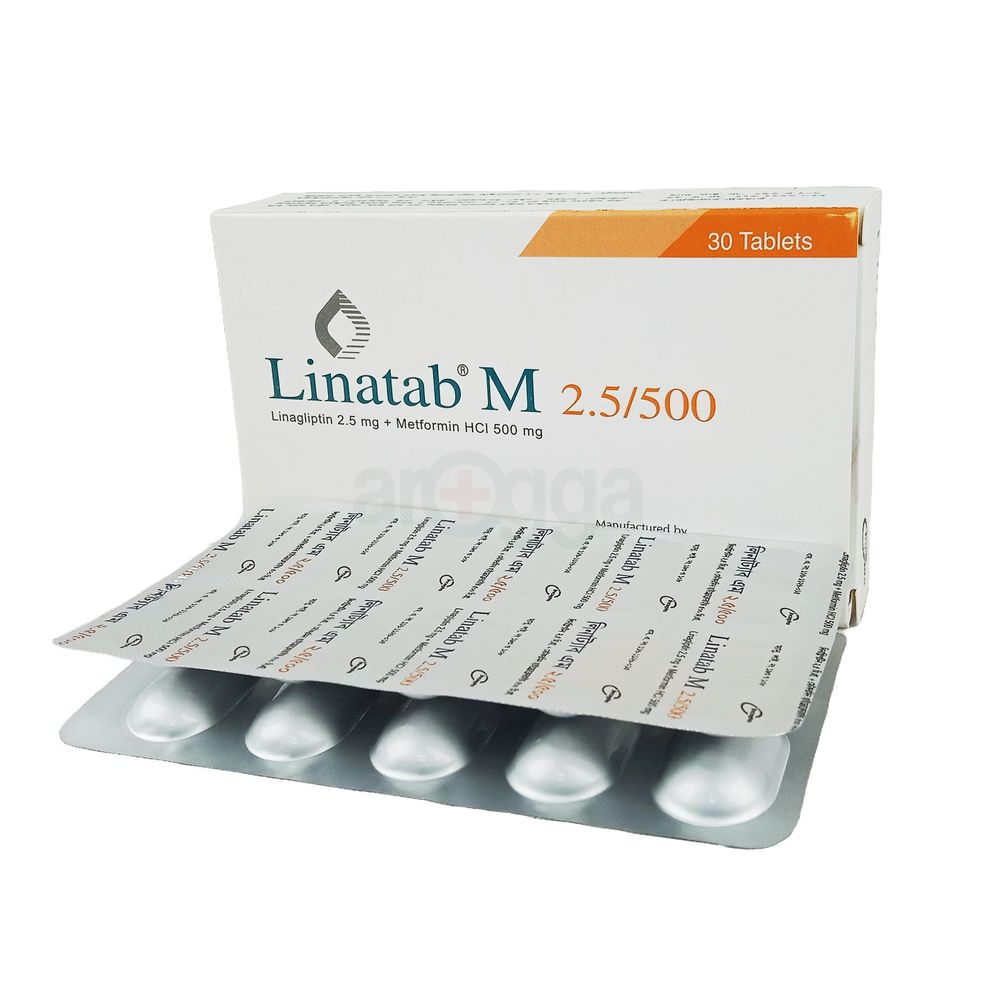 Picture of LinaTablet M 2.5/500mg Tablet