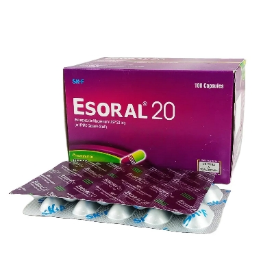 Picture of Esoral 20 mg Capsule