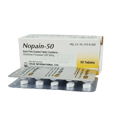 Picture of Nopain 50mg Tablet