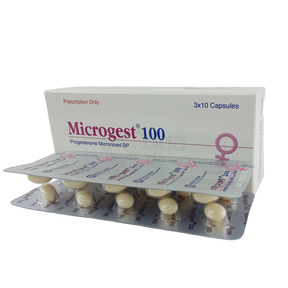Picture of Microgest 100mg Soft Gelatin Capsule