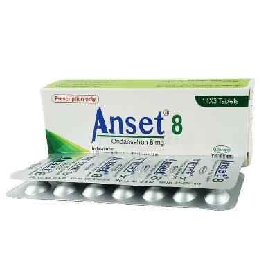 Picture of Anset 8mg Tablet