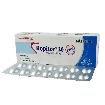 Picture of Ropitor 20mg Tablet