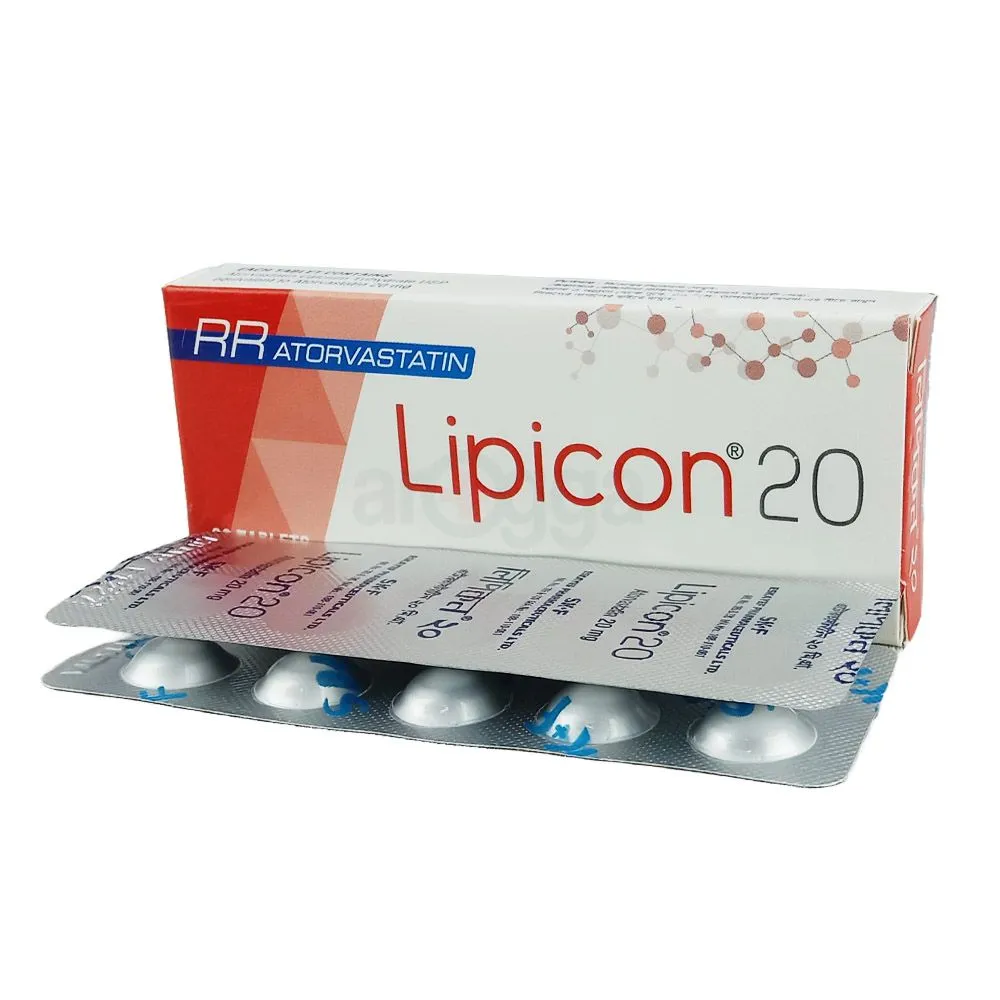 Picture of Lipicon 20mg Tablet