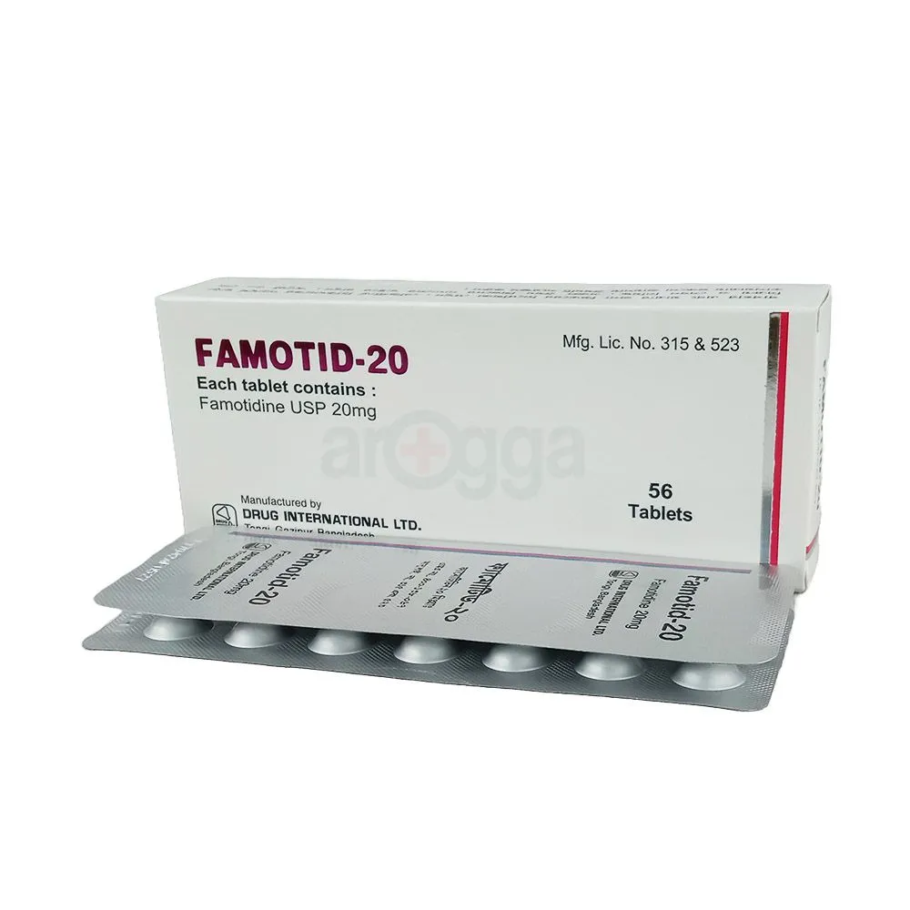 Picture of Famotid 20mg Tablet