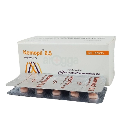Picture of Nomopil 0.5mg Tablet