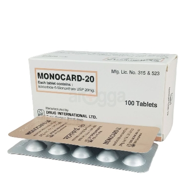Picture of Monocard 20mg Tablet
