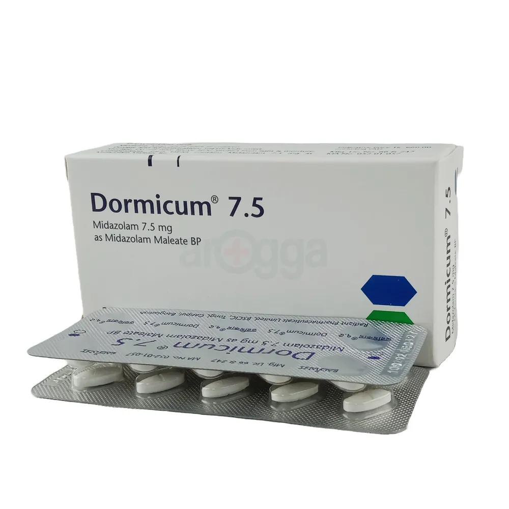 Picture of Dormicum 7.5mg Tablet