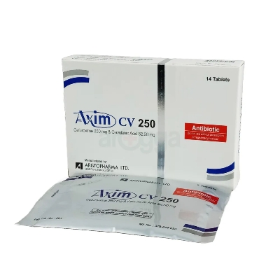 Picture of Axim CV 250mg Tablet